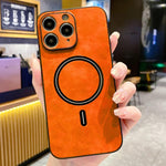 羊皮仿皮磁吸手機殼，適用於 iPhone 14 Pro Max、iPhone 13 Pro Max、iPhone 13 Pro、iPhone 13、iPhone 12、iPhone 12 Pro Max、iPhone 12 Pro、iPhone 11 Pro Max