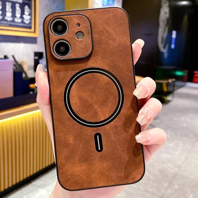 羊皮仿皮磁吸手機殼，適用於 iPhone 14 Pro Max、iPhone 13 Pro Max、iPhone 13 Pro、iPhone 13、iPhone 12、iPhone 12 Pro Max、iPhone 12 Pro、iPhone 11 Pro Max