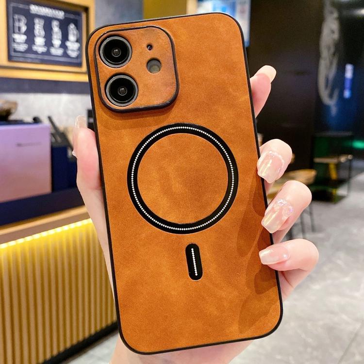 羊皮仿皮磁吸手機殼，適用於 iPhone 14 Pro Max、iPhone 13 Pro Max、iPhone 13 Pro、iPhone 13、iPhone 12、iPhone 12 Pro Max、iPhone 12 Pro、iPhone 11 Pro Max