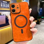 羊皮仿皮磁吸手機殼，適用於 iPhone 14 Pro Max、iPhone 13 Pro Max、iPhone 13 Pro、iPhone 13、iPhone 12、iPhone 12 Pro Max、iPhone 12 Pro、iPhone 11 Pro Max