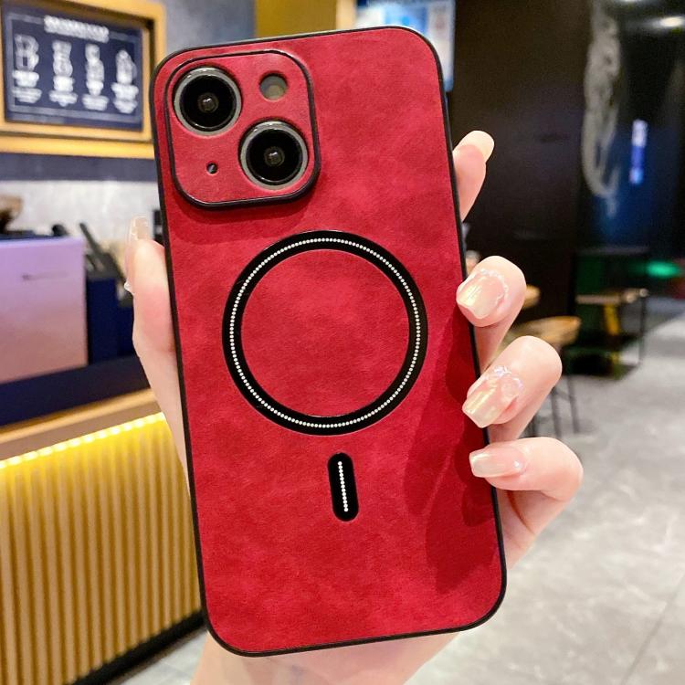 羊皮仿皮磁吸手機殼，適用於 iPhone 14 Pro Max、iPhone 13 Pro Max、iPhone 13 Pro、iPhone 13、iPhone 12、iPhone 12 Pro Max、iPhone 12 Pro、iPhone 11 Pro Max