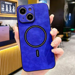 羊皮仿皮磁吸手機殼，適用於 iPhone 14 Pro Max、iPhone 13 Pro Max、iPhone 13 Pro、iPhone 13、iPhone 12、iPhone 12 Pro Max、iPhone 12 Pro、iPhone 11 Pro Max