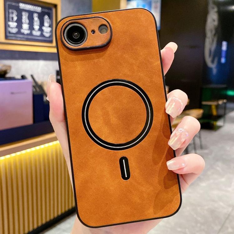 羊皮仿皮磁吸手機殼，適用於 iPhone 17e / 16e、iPhone 17 Pro Max、iPhone 17 Pro、iPhone 17、iPhone Air、iPhone 16 Pro Max、iPhone 16 Pro、iPhone 16 Plus