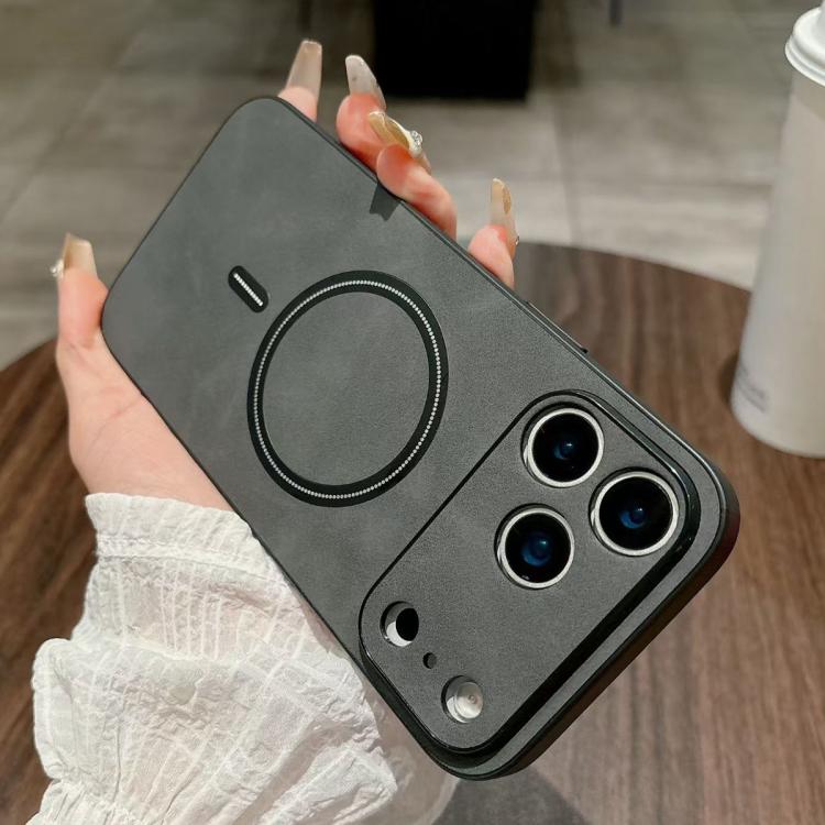 羊皮仿皮磁吸手機殼，適用於 iPhone 17e / 16e、iPhone 17 Pro Max、iPhone 17 Pro、iPhone 17、iPhone Air、iPhone 16 Pro Max、iPhone 16 Pro、iPhone 16 Plus