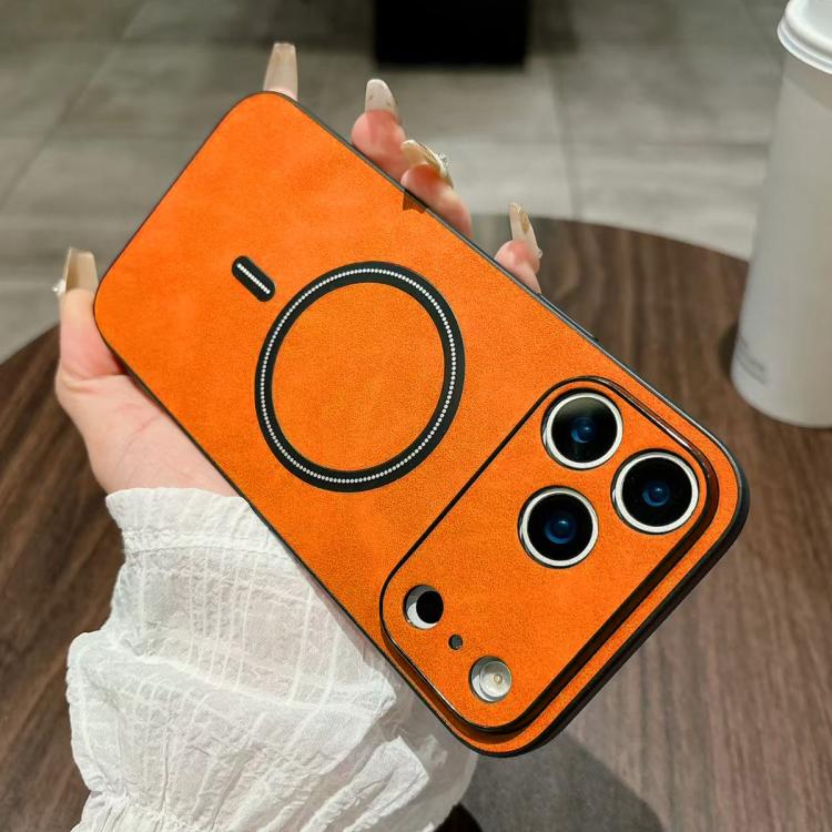 羊皮仿皮磁吸手機殼，適用於 iPhone 17e / 16e、iPhone 17 Pro Max、iPhone 17 Pro、iPhone 17、iPhone Air、iPhone 16 Pro Max、iPhone 16 Pro、iPhone 16 Plus