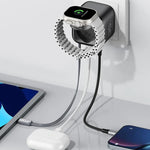 Havit UC250 35W 3合1 GaN 旅行充電器，附 Type-C 可伸縮線，UC250（英規插頭）