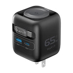 Havit UC252 65W 三合一 GaN 旅行充電器，附Type-C伸縮線，UC252(歐規插頭)，UC252(美規插頭)