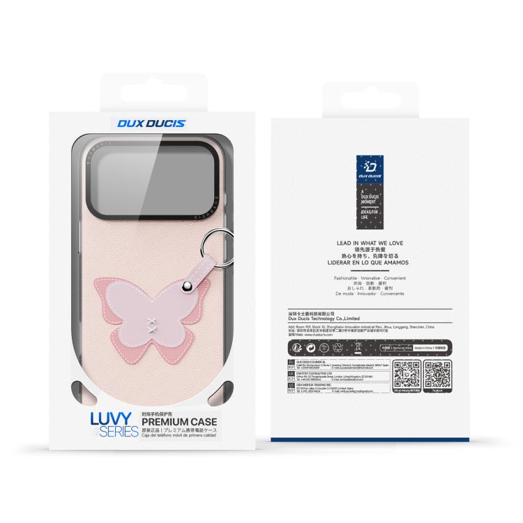 DUX DUCIS LUVY 系列帶指環扣手機殼，適用於 iPhone 17 Pro Max、iPhone 17 Pro、iPhone 17