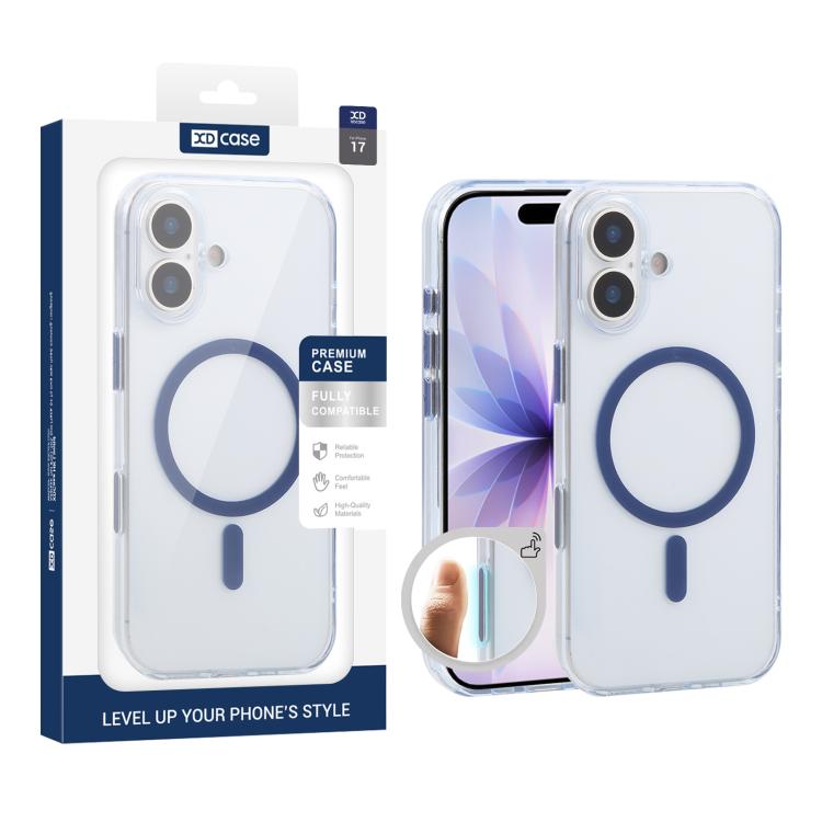 XDcase 霧面透明磁吸防震手機殼，適用於 iPhone 17 Pro Max、iPhone 17 Pro、iPhone 17