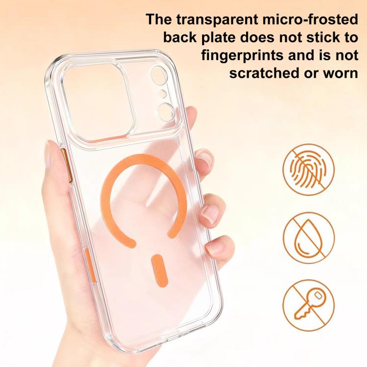 XDcase 霧面透明磁吸防震手機殼，適用於 iPhone 17 Pro Max、iPhone 17 Pro、iPhone 17