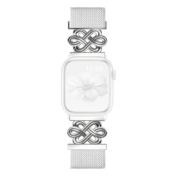 xDfind 中國結尼龍編織磁扣錶帶，適用於 Apple Watch 42 / 44 / 45 / 46 / 49mm，適用於 Apple Watch 38 / 40 / 41 / S11 42mm