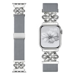 xDfind 中國結尼龍編織磁扣錶帶，適用於 Apple Watch 42 / 44 / 45 / 46 / 49mm，適用於 Apple Watch 38 / 40 / 41 / S11 42mm