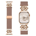 xDfind 中國結尼龍編織磁扣錶帶，適用於 Apple Watch 42 / 44 / 45 / 46 / 49mm，適用於 Apple Watch 38 / 40 / 41 / S11 42mm