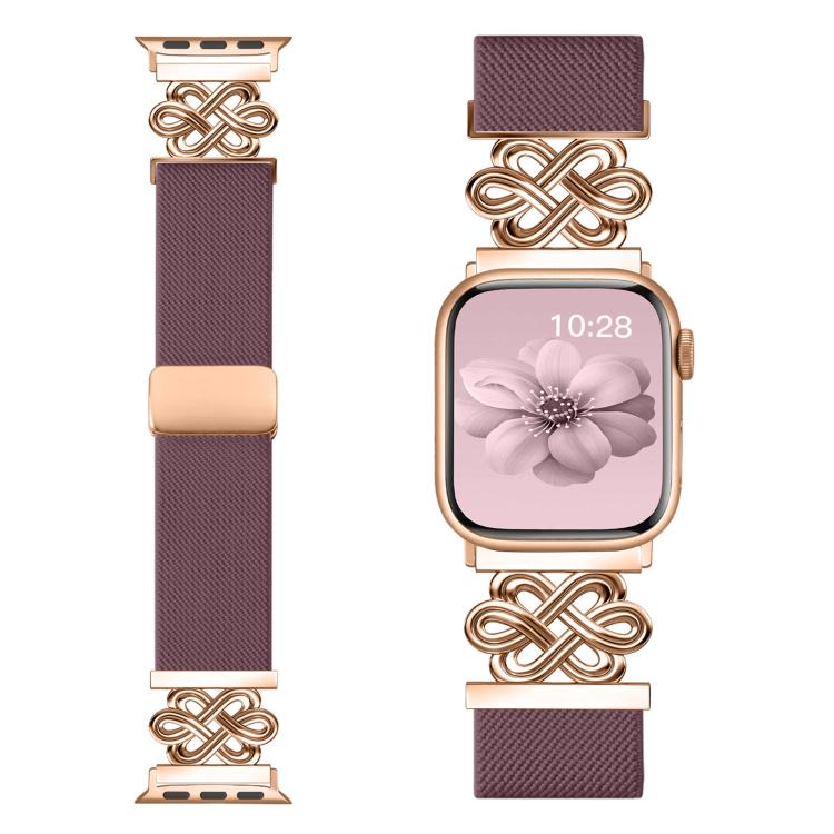 xDfind 中國結尼龍編織磁扣錶帶，適用於 Apple Watch 42 / 44 / 45 / 46 / 49mm，適用於 Apple Watch 38 / 40 / 41 / S11 42mm