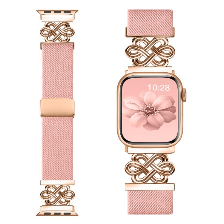 xDfind 中國結尼龍編織磁扣錶帶，適用於 Apple Watch 42 / 44 / 45 / 46 / 49mm，適用於 Apple Watch 38 / 40 / 41 / S11 42mm