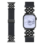 xDfind 中國結尼龍編織磁扣錶帶，適用於 Apple Watch 42 / 44 / 45 / 46 / 49mm，適用於 Apple Watch 38 / 40 / 41 / S11 42mm