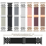 xDfind 中國結尼龍編織磁扣錶帶，適用於 Apple Watch 42 / 44 / 45 / 46 / 49mm，適用於 Apple Watch 38 / 40 / 41 / S11 42mm