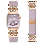 xDfind 中國結尼龍彩虹編織磁扣錶帶，適用於 Apple Watch 42 / 44 / 45 / 46 / 49mm，適用於 Apple Watch 38 / 40 / 41 / S11 42mm