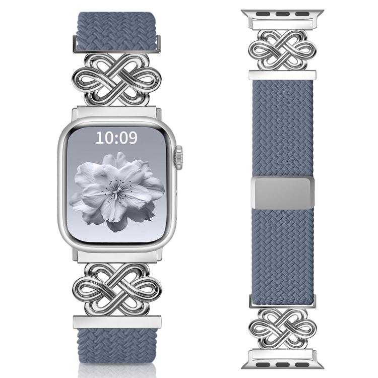xDfind 中國結尼龍彩虹編織磁扣錶帶，適用於 Apple Watch 42 / 44 / 45 / 46 / 49mm，適用於 Apple Watch 38 / 40 / 41 / S11 42mm