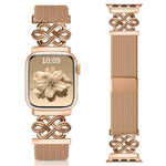 xDfind 中國結尼龍彩虹編織磁扣錶帶，適用於 Apple Watch 42 / 44 / 45 / 46 / 49mm，適用於 Apple Watch 38 / 40 / 41 / S11 42mm