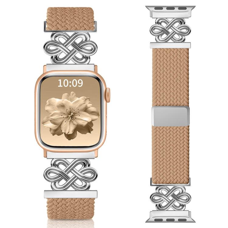 xDfind 中國結尼龍彩虹編織磁扣錶帶，適用於 Apple Watch 42 / 44 / 45 / 46 / 49mm，適用於 Apple Watch 38 / 40 / 41 / S11 42mm