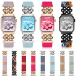 xDfind 中國結尼龍彩虹編織磁扣錶帶，適用於 Apple Watch 42 / 44 / 45 / 46 / 49mm，適用於 Apple Watch 38 / 40 / 41 / S11 42mm