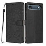 樹貓壓紋翻蓋素皮手機殼，適用於 iPhone 17e / 16e、iPhone 17 Pro Max、iPhone 17 Pro、iPhone 17、iPhone Air、iPhone 16 Pro Max