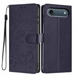 樹貓壓紋翻蓋素皮手機殼，適用於 iPhone 17e / 16e、iPhone 17 Pro Max、iPhone 17 Pro、iPhone 17、iPhone Air、iPhone 16 Pro Max