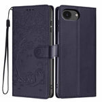 樹貓壓紋翻蓋素皮手機殼，適用於 iPhone 17e / 16e、iPhone 17 Pro Max、iPhone 17 Pro、iPhone 17、iPhone Air、iPhone 16 Pro Max