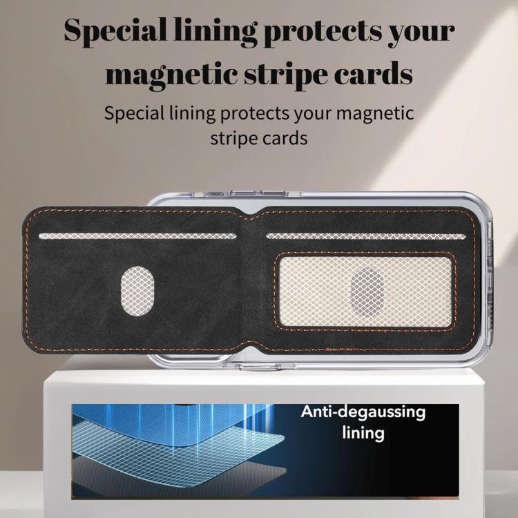 ESEBLE S1 復古素皮紋理磁吸 RFID 手機卡槽收納套