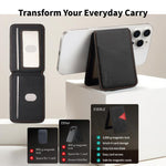 ESEBLE S2 仿皮紋理磁吸 RFID 手機卡槽收納套