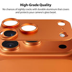 XDcase 5片鈦合金鏤空相機鏡頭保護膜，適用於 iPhone 17 Pro Max、iPhone 17 Pro