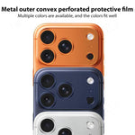 XDcase 5片鈦合金鏤空相機鏡頭保護膜，適用於 iPhone 17 Pro Max、iPhone 17 Pro