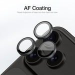 XDcase 5片 AF + AR Hawkeye 相機鏡頭保護膜附對位工具，適用於 iPhone 17 Pro Max、iPhone 17 Pro