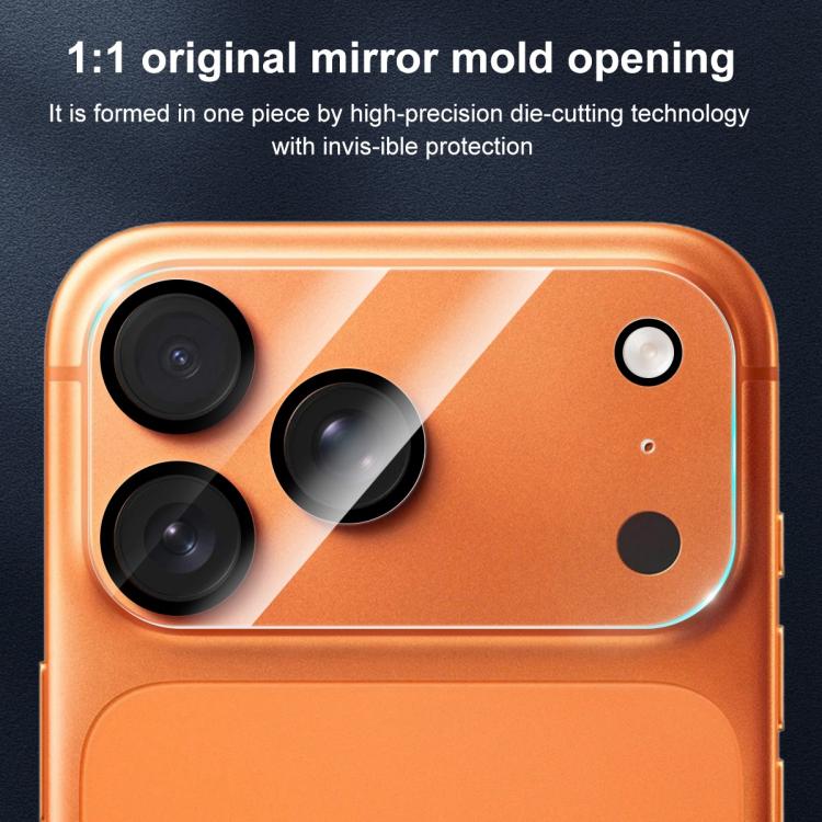 XDcase 5片絲印一體成型鋼化玻璃後置相機膜，適用於 iPhone 17 Pro Max、iPhone 17 Pro、iPhone 17、iPhone Air