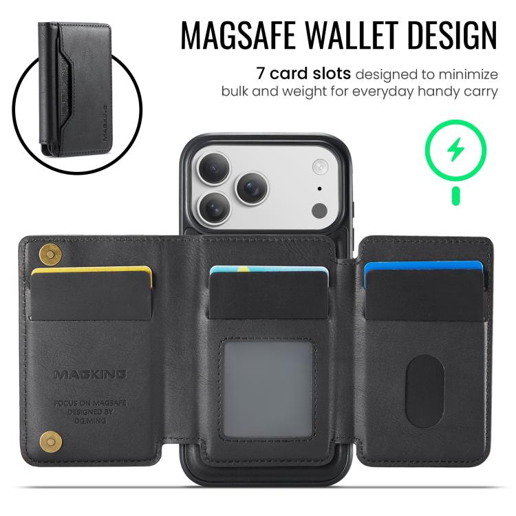 MAGKING K3 系列 MagSafe RFID K3 Pro 卡包可拆卸手機殼，適用於 iPhone 17 Pro Max、iPhone 17 Pro、iPhone Air