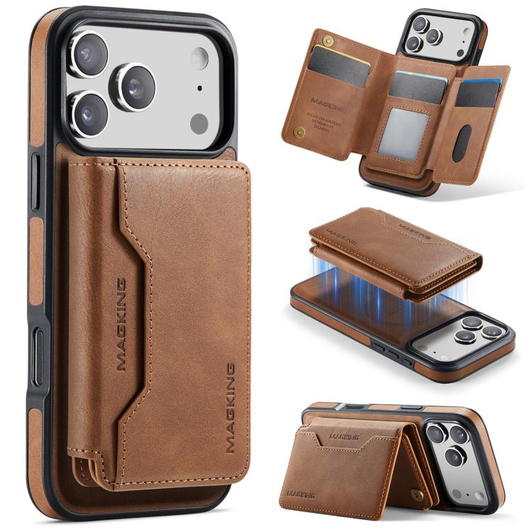 MAGKING K3 系列 MagSafe RFID K3 Pro 卡包可拆卸手機殼，適用於 iPhone 17 Pro Max、iPhone 17 Pro、iPhone Air