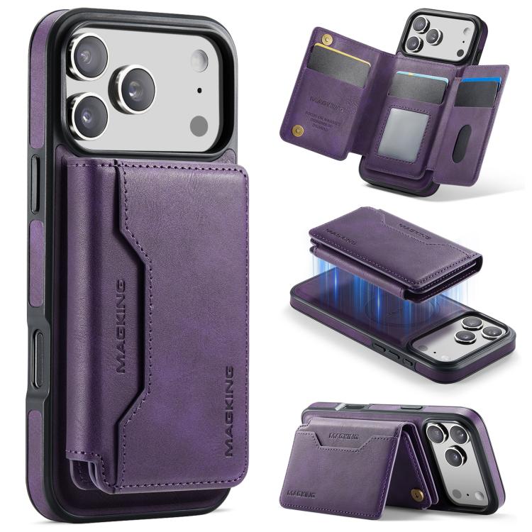 MAGKING K3 系列 MagSafe RFID K3 Pro 卡包可拆卸手機殼，適用於 iPhone 17 Pro Max、iPhone 17 Pro、iPhone Air