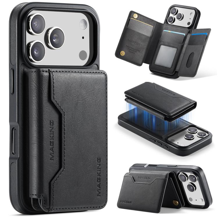 MAGKING K3 系列 MagSafe RFID K3 Pro 卡包可拆卸手機殼，適用於 iPhone 17 Pro Max、iPhone 17 Pro、iPhone Air