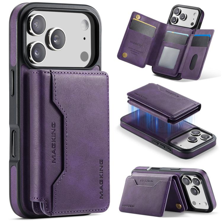 MAGKING K3 系列 MagSafe RFID K3 Pro 卡包可拆卸手機殼，適用於 iPhone 17 Pro Max、iPhone 17 Pro、iPhone Air