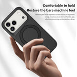 碳纖維紋理 360 MagSafe 支架手機殼，適用於 iPhone 17 Pro Max