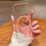 Kemeng 透明 PC 磁吸手機殼，適用於 iPhone 17 Pro Max、iPhone 17 Pro