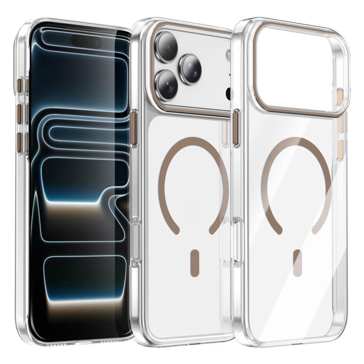 Kemeng 透明 PC 磁吸手機殼，適用於 iPhone 17 Pro Max、iPhone 17 Pro