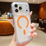 磨砂 PC 混合 TPU 磁吸手機殼，帶 AI 感應鍵，適用於 iPhone 17 Pro Max、iPhone 17 Pro、iPhone 17、iPhone Air、iPhone 16 Pro Max、iPhone 16 Pro、iPhone 16