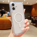 磨砂 PC 混合 TPU 磁吸手機殼，帶 AI 感應鍵，適用於 iPhone 17 Pro Max、iPhone 17 Pro、iPhone 17、iPhone Air、iPhone 16 Pro Max、iPhone 16 Pro、iPhone 16