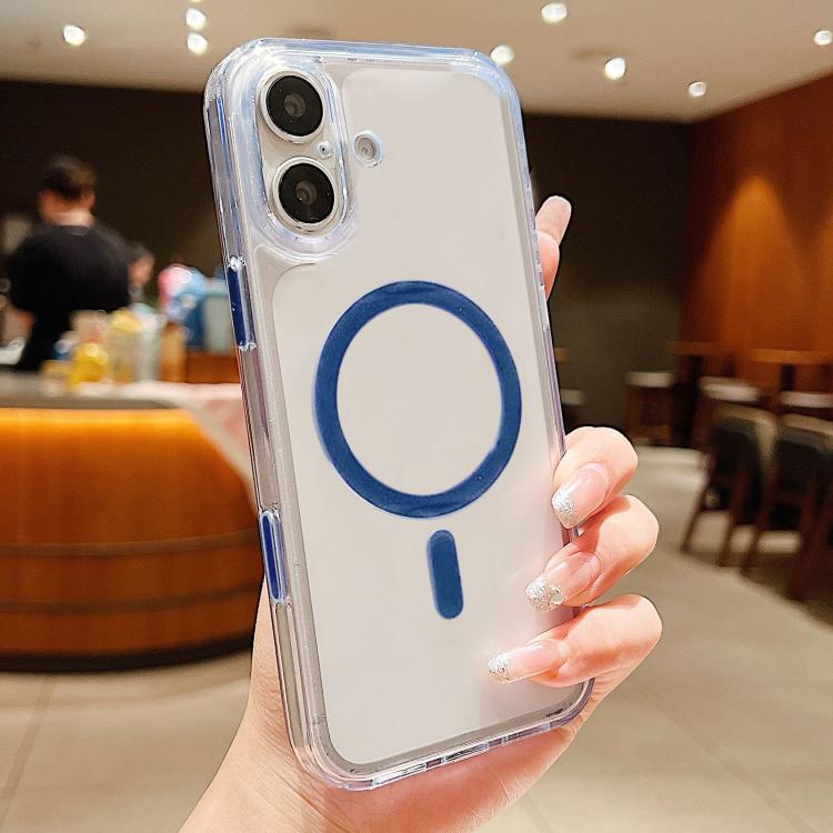 磨砂 PC 混合 TPU 磁吸手機殼，帶 AI 感應鍵，適用於 iPhone 17 Pro Max、iPhone 17 Pro、iPhone 17、iPhone Air、iPhone 16 Pro Max、iPhone 16 Pro、iPhone 16