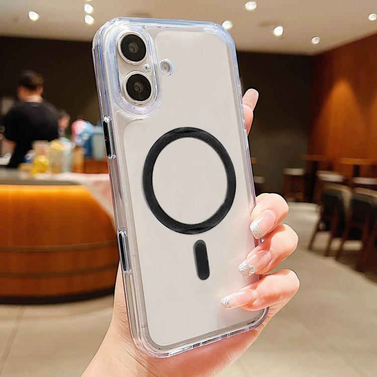 磨砂 PC 混合 TPU 磁吸手機殼，帶 AI 感應鍵，適用於 iPhone 17 Pro Max、iPhone 17 Pro、iPhone 17、iPhone Air、iPhone 16 Pro Max、iPhone 16 Pro、iPhone 16