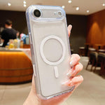 磨砂 PC 混合 TPU 磁吸手機殼，帶 AI 感應鍵，適用於 iPhone 17 Pro Max、iPhone 17 Pro、iPhone 17、iPhone Air、iPhone 16 Pro Max、iPhone 16 Pro、iPhone 16