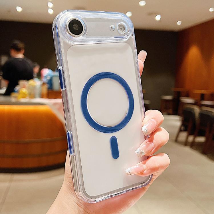 磨砂 PC 混合 TPU 磁吸手機殼，帶 AI 感應鍵，適用於 iPhone 17 Pro Max、iPhone 17 Pro、iPhone 17、iPhone Air、iPhone 16 Pro Max、iPhone 16 Pro、iPhone 16