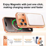 磨砂 PC 混合 TPU 磁吸手機殼，帶 AI 感應鍵，適用於 iPhone 17 Pro Max、iPhone 17 Pro、iPhone 17、iPhone Air、iPhone 16 Pro Max、iPhone 16 Pro、iPhone 16